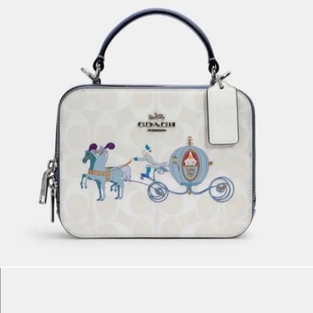 Coach X Cinderella NWT Rare Mini Crossbody Bag with Carriage Design - Picture 1 of 12